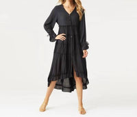 Coco + Carmen - Norra Oversized Button Front Dress