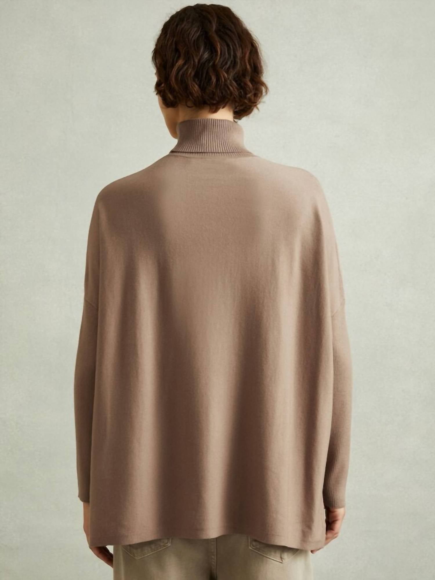 Reiss - Sophia Colorblock Roll Neck Sweater