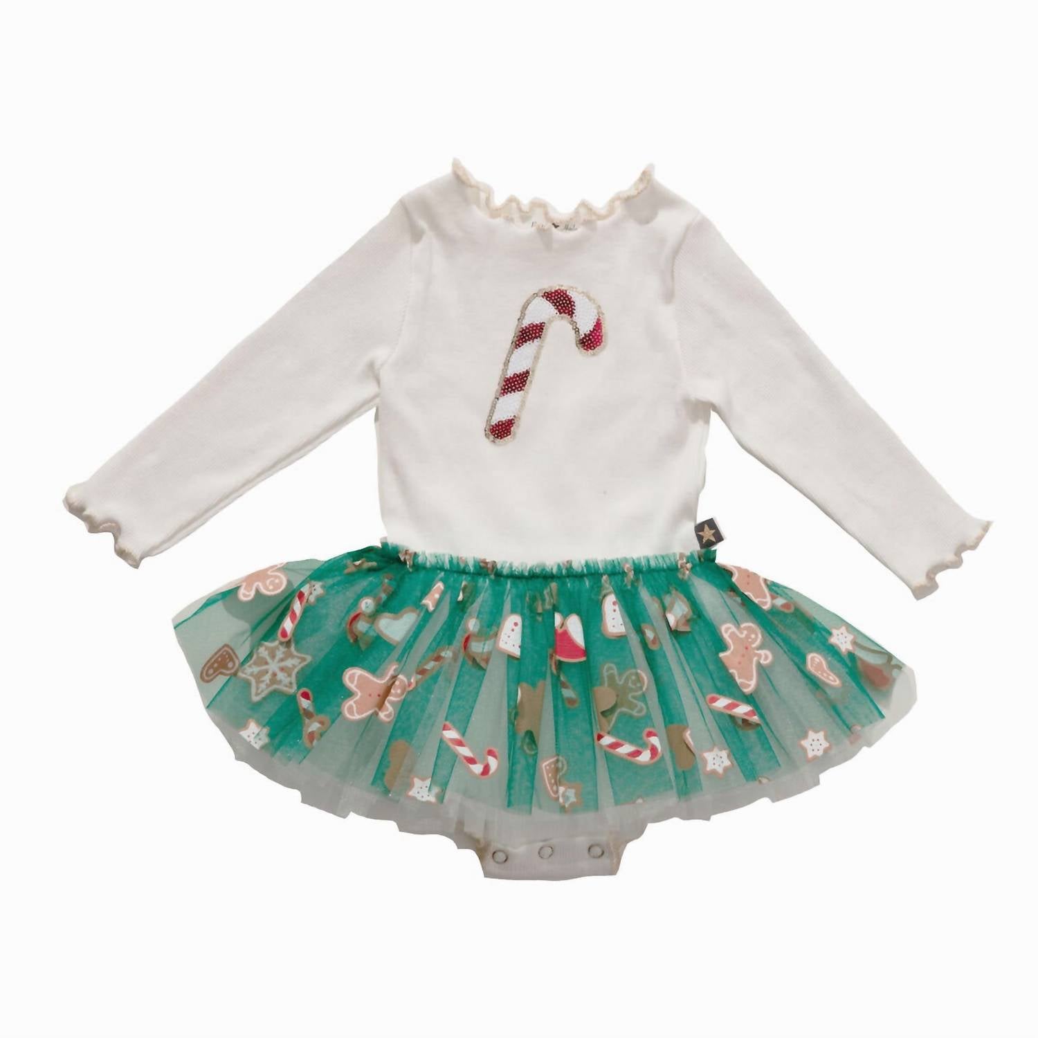 Petite Hailey - Girls' Candy Cane Baby Tutu