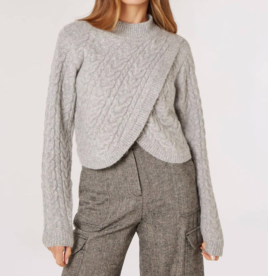 Apricot - Cable Sweater