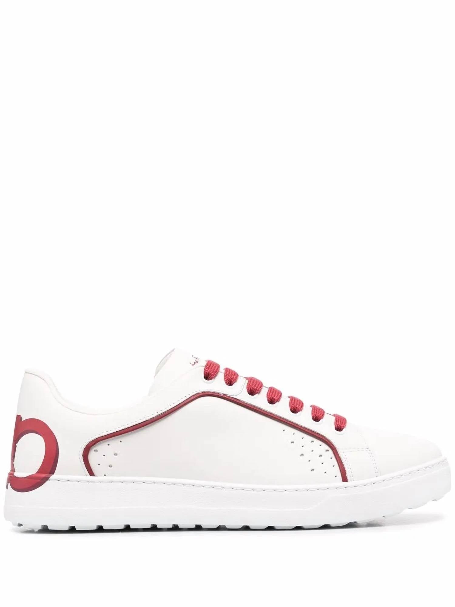 Salvatore Ferragamo - Men's Manhattan Gancini-print Sneakers