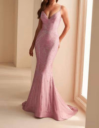 Ellie Wilde - Mermaid Prom Dress With Stone Accents