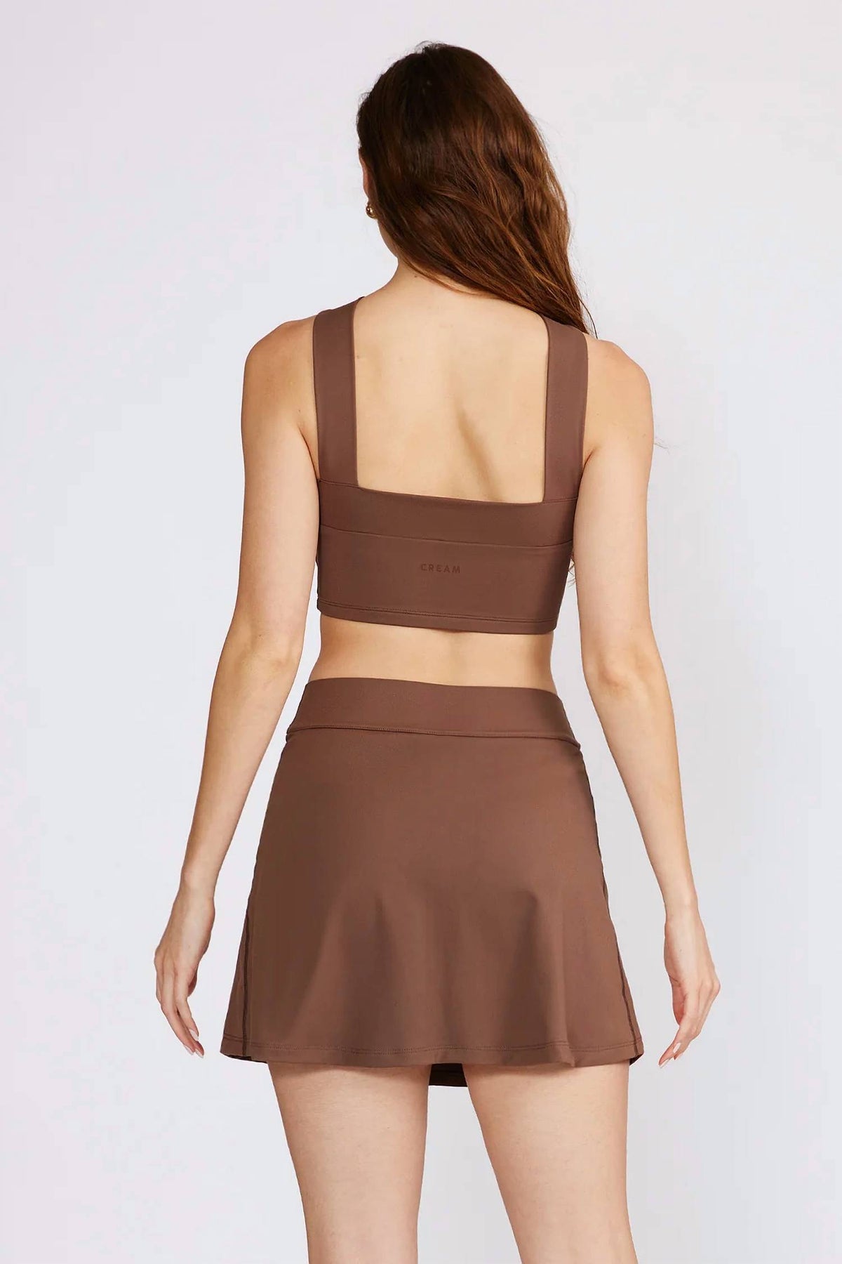 Cream Yoga - Women's Leah Cross Neck Bra Top
