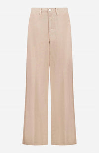 L'Agence Brie High Rise Wide Leg Pants in doeskin - women's pants - view 5