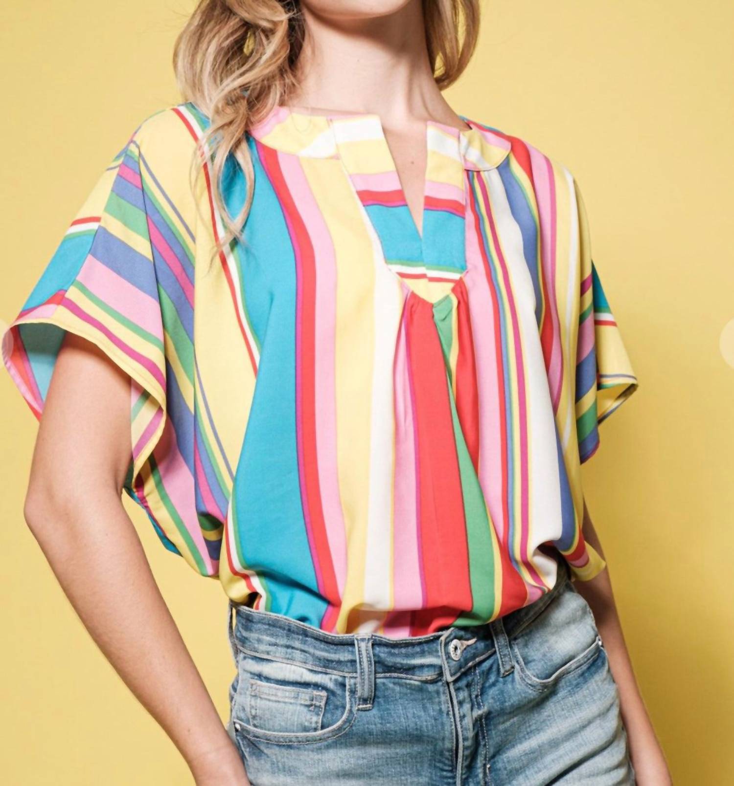 Ces Femme - Wildflower Short Sleeve Tunic