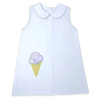 Lullaby Set Girls Ice Cream Dress in white - kids' dress