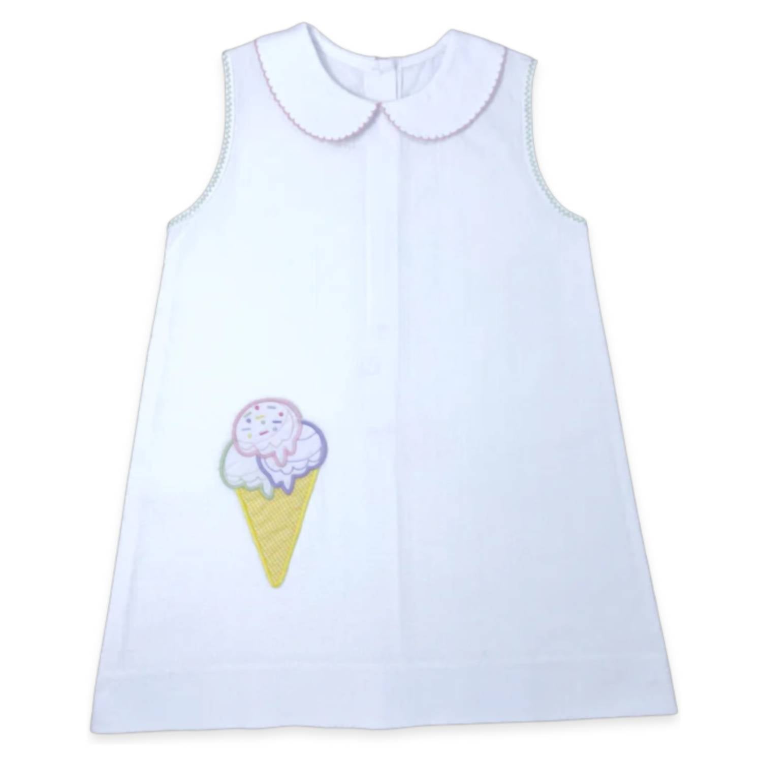 Lullaby Set Girls Ice Cream Dress in white - kids' dress