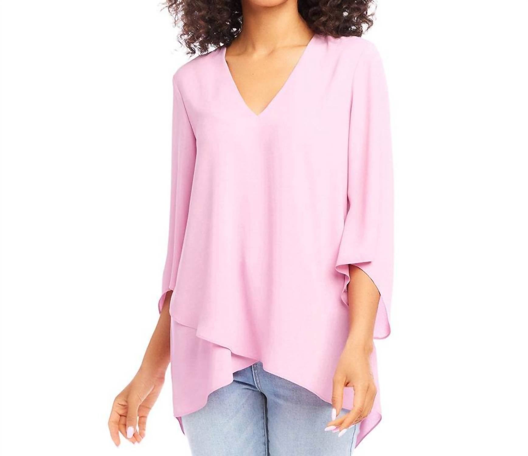 Karen Kane - Bracelet Sleeve Asymmetric Top