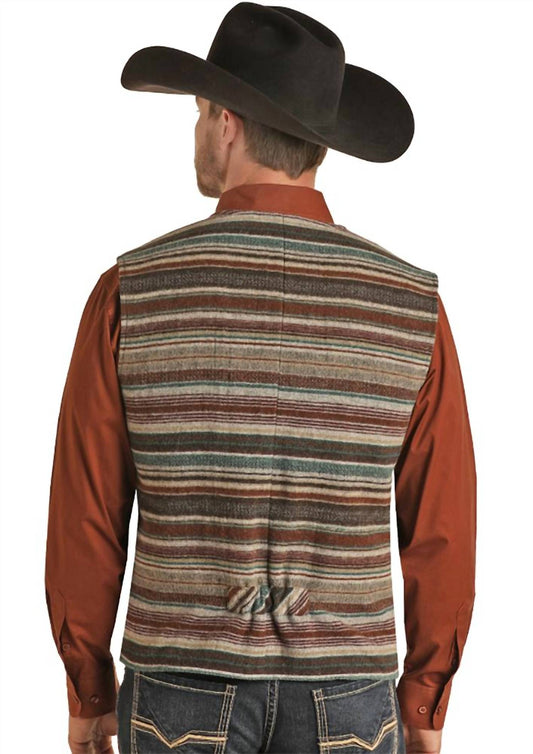 Powder River - Wool Serape Jacquard Nevada Vest