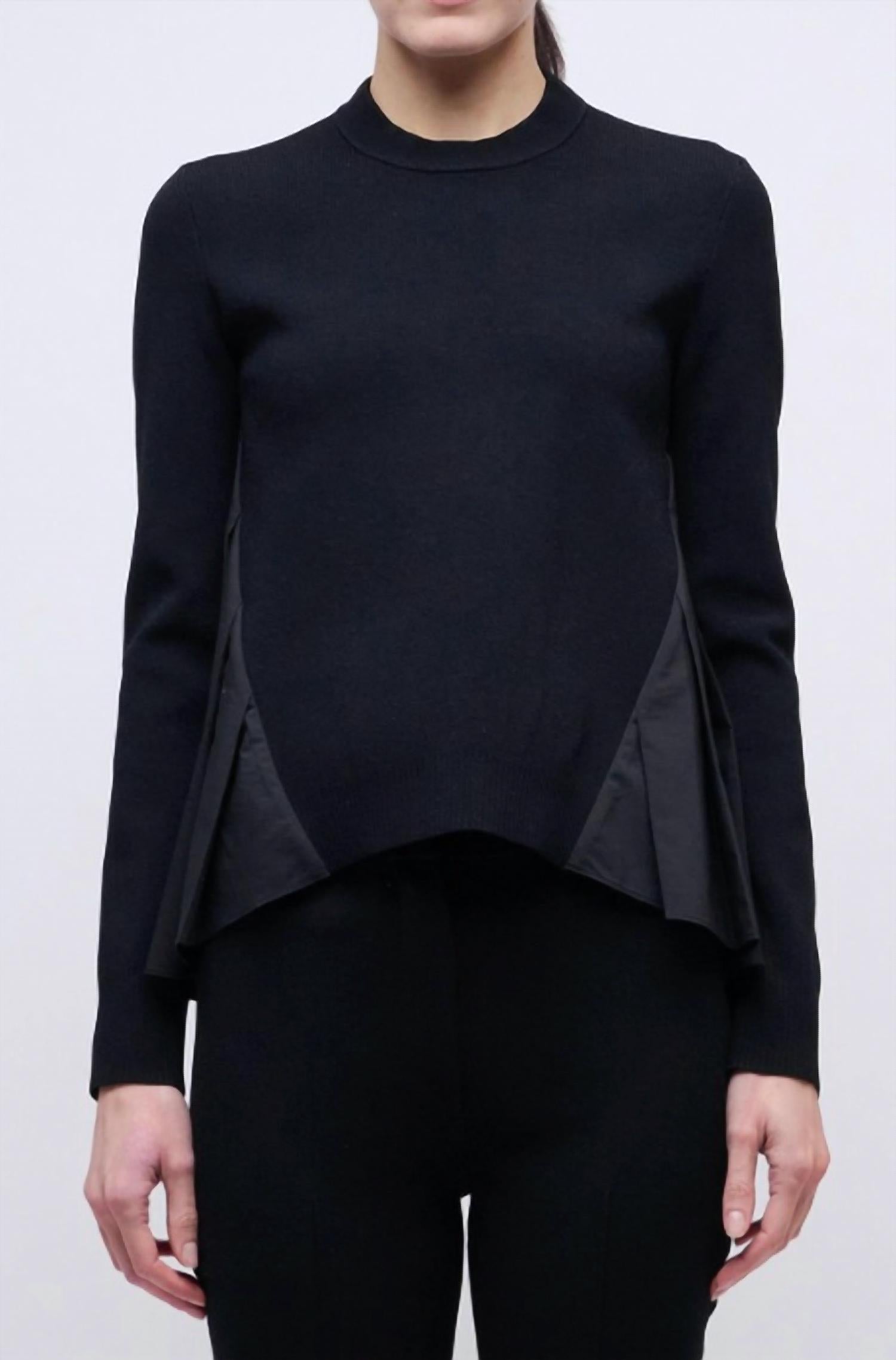 Simkhai - Elanore Long Sleeve Pleated Top
