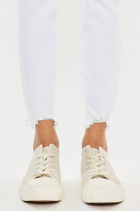 Kancan - High Rise Button Fly Distressed Super Skinny Jeans