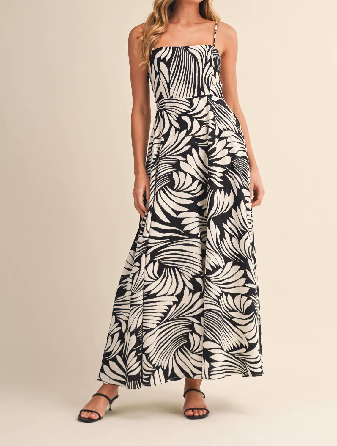 Klesis - Printed Linen A-line Midi Dress