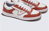 Vans Men's Lowland ComfyCush Shoe in 2 tone leather auburn - men's sneaker - alternate view