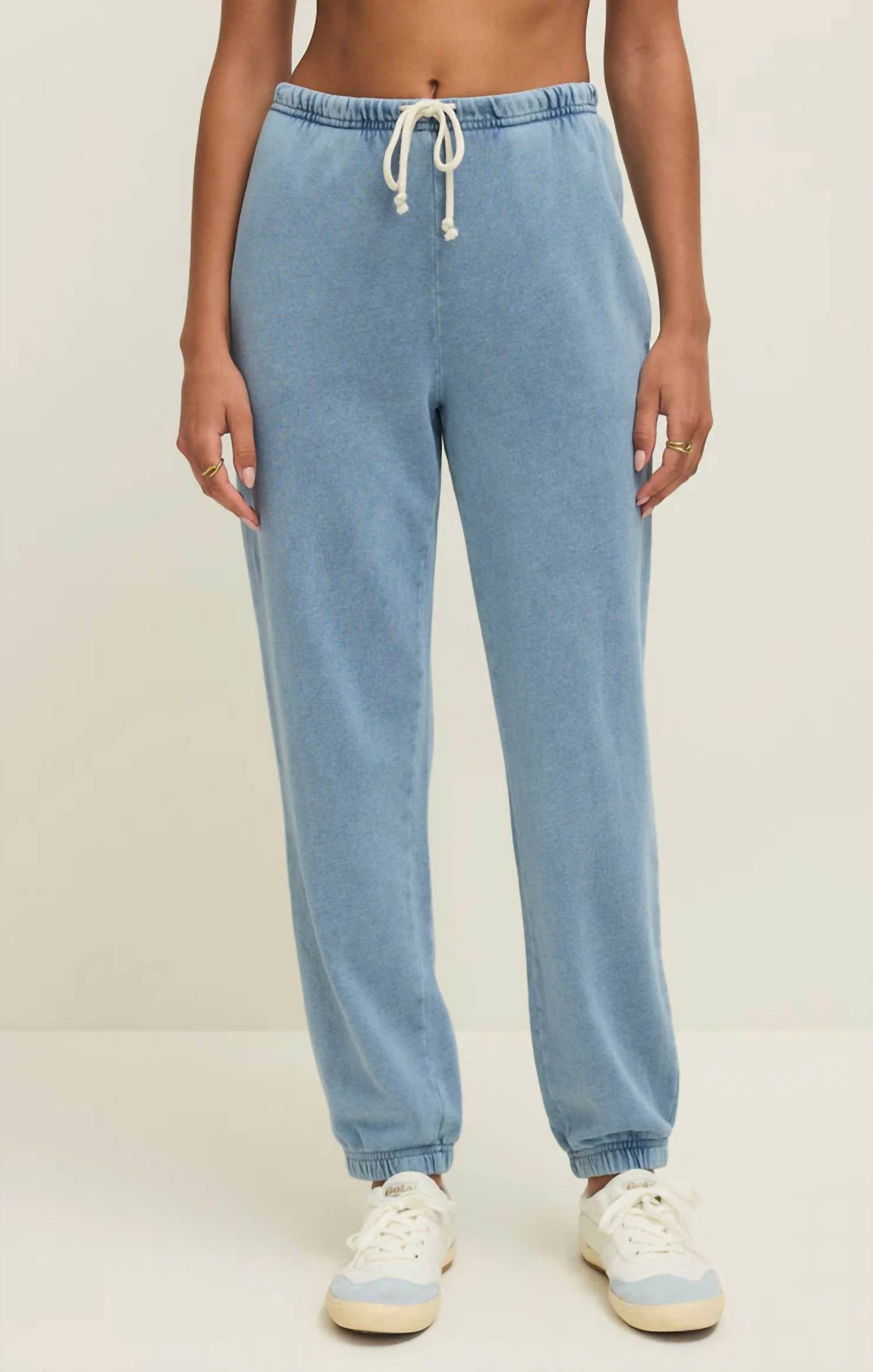 Z Supply - Downtown Knit Denim Jogger Pant