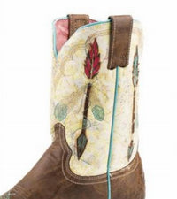 Null - Kid's Roper Arrow Feather Boots