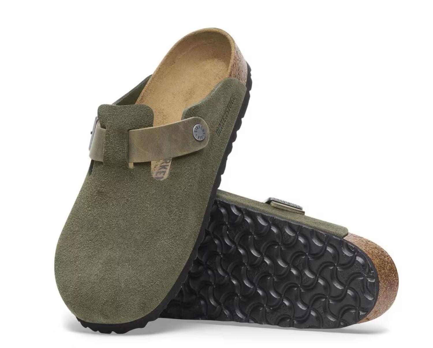 Birkenstock - Women's Boston Suede Sandal