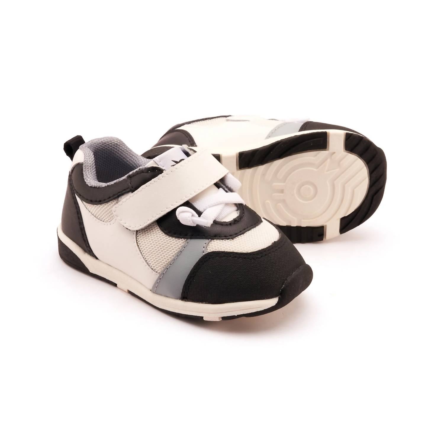 OLDSOLES Kid's 2118 Sporty Squad Sneakers in snow black dusty blue - kids' sneaker - alternate view