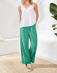Tribal - Combed Cotton Sleeveless V-neck Sweater