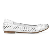 VIONIC Women's Spark Surin Ballet Flats in white - women's flats - detail view