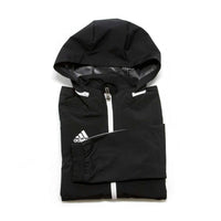 adidas Boy's Tiro 19 Long Sleeve All Weather Jacket in black - item - alternate view