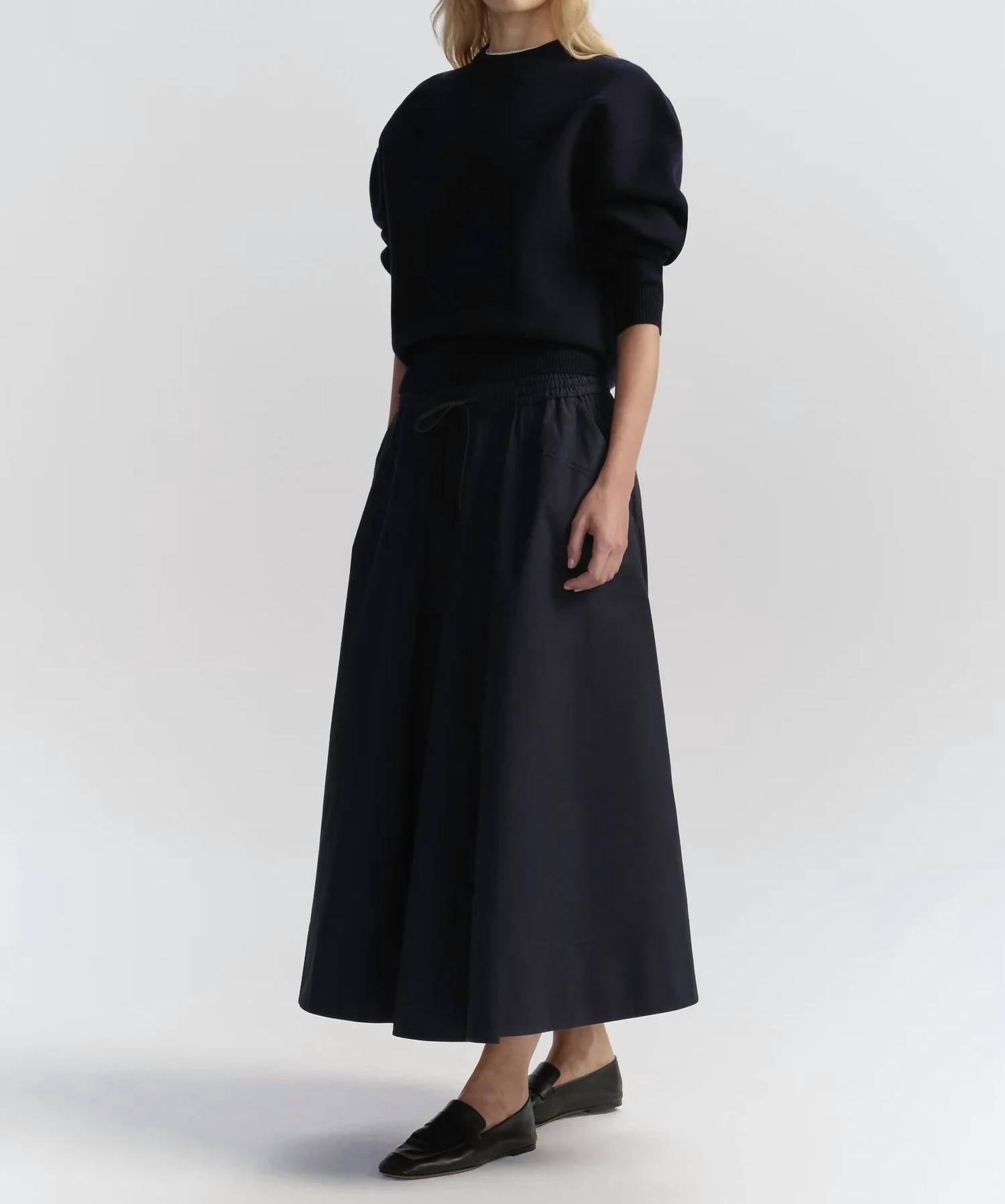 A.L.C. - Remy Drawstring Midi Skirt