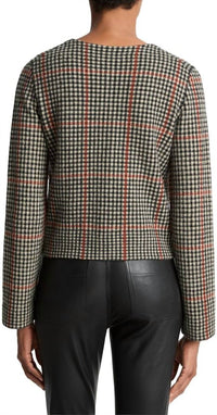 Vince - Intarsia Glen Plaid Jacket