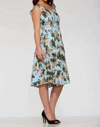 Orchid Bloom - Hawaiian Swing Dress