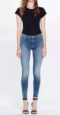 Mother - High Waisted Looker Ankle Fray Jeans
