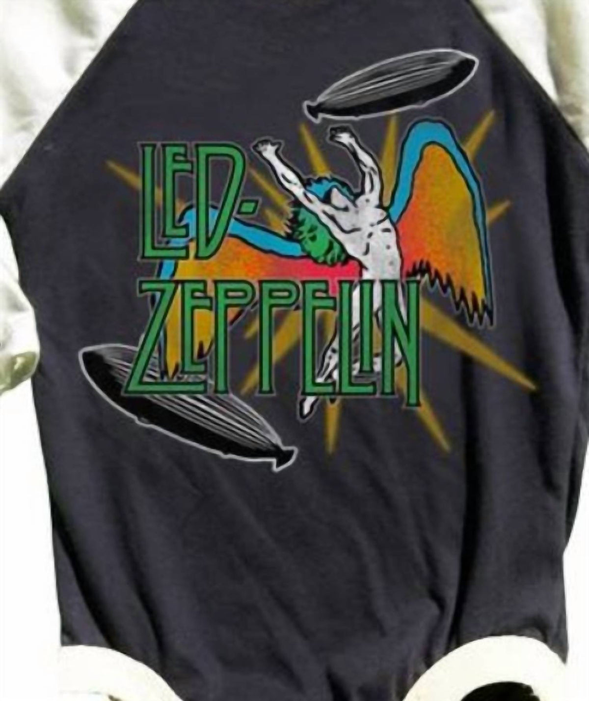 Rowdy Sprout - Kid's Led Zeppelin Raglan Onesie
