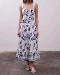 Moon River - Positano Midi Dress