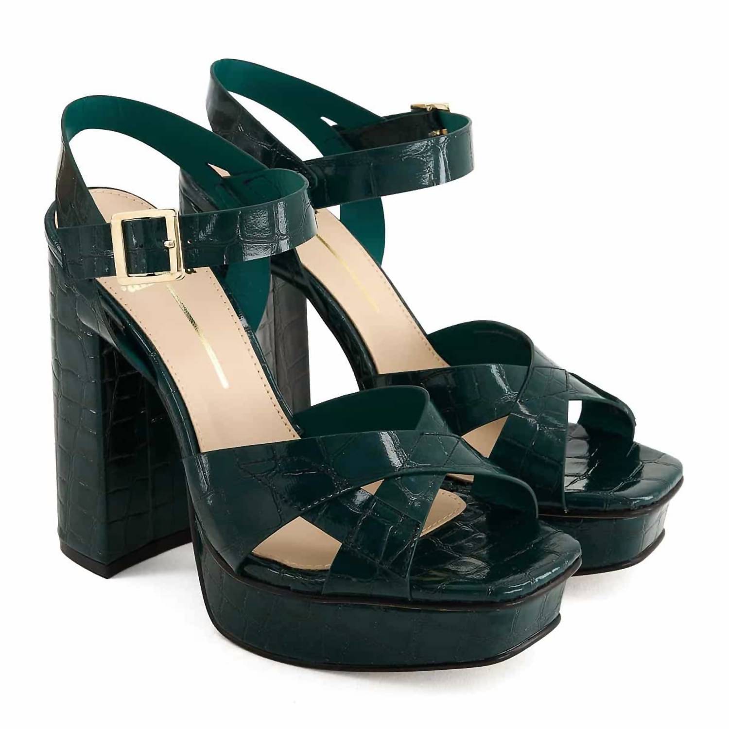 Andrea - Women's Ankle-strap Platform Sandal