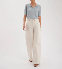 Ines de la Fressange Women's Mara Jeans in ecru - women's pants