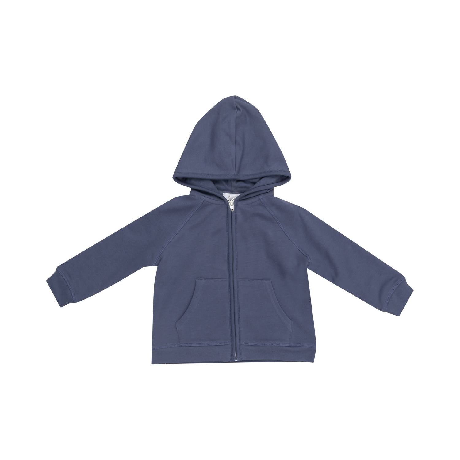 ANGEL DEAR Boy's Footballs French Terry Hoodie And Jogger Set in inky blue - item - detail view