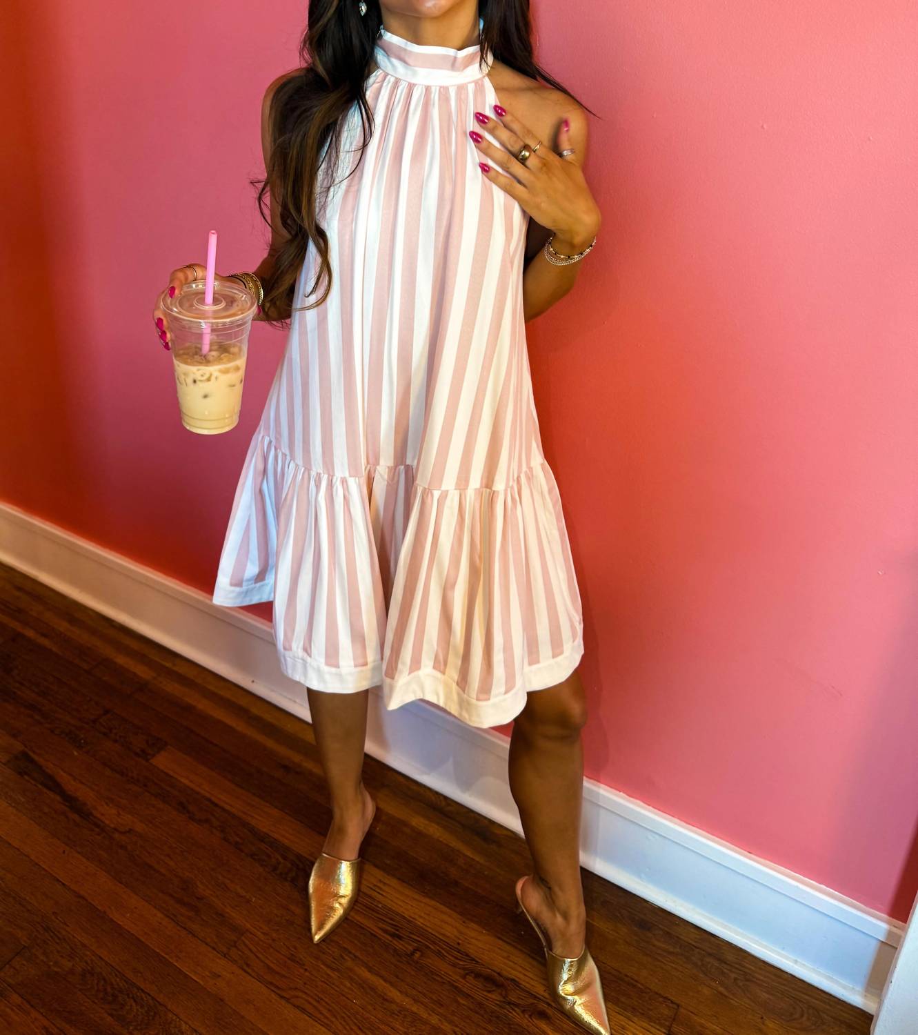 Prosperina - Azalea Gatsby Scalloped Swing Dress