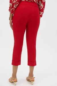 Joseph Ribkoff - Cuffed Pull On Capri Pants