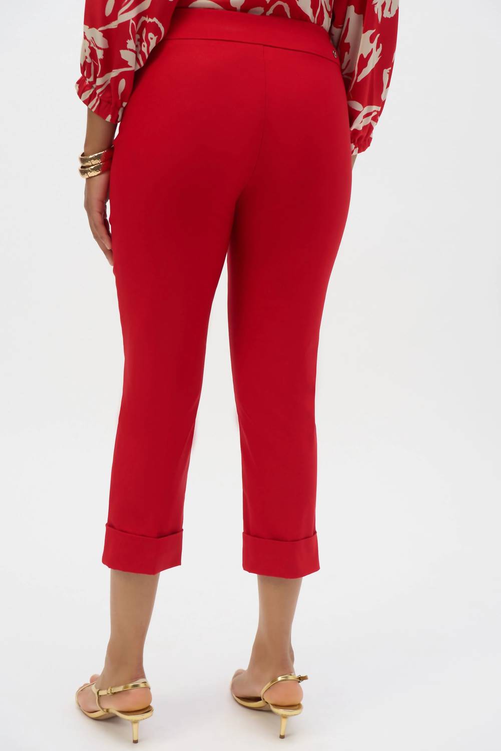 Joseph Ribkoff - Cuffed Pull On Capri Pants