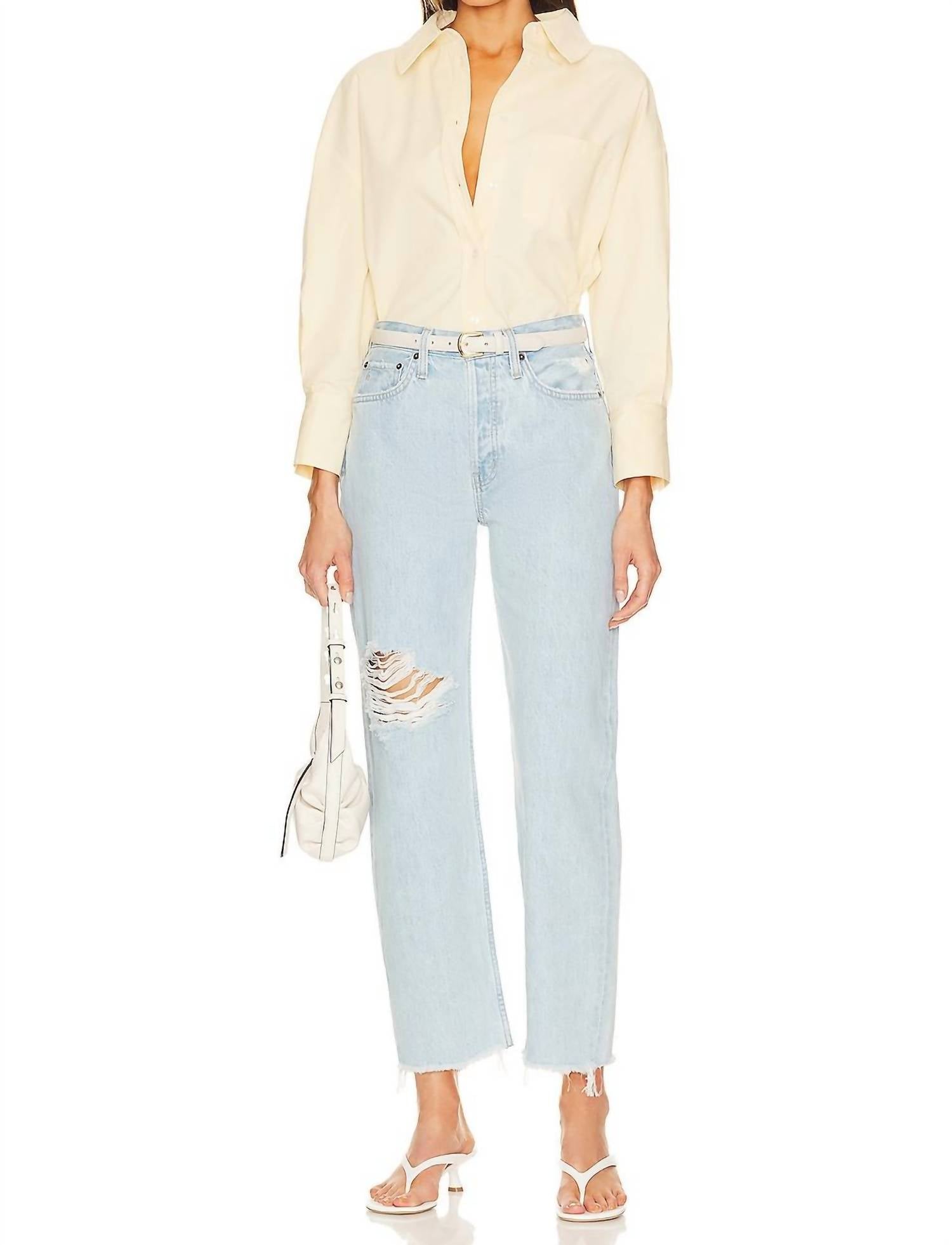 Etica - Tyler Straight Crop Jeans