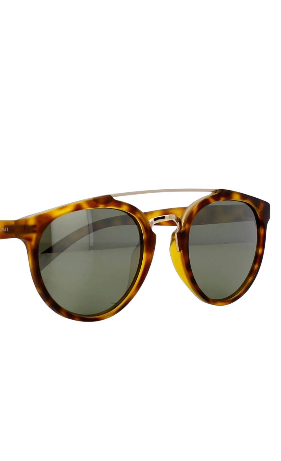 Remo Tulliani Women's Trust Sunglasses in caramel tortoise ash lens - women's accessory - detail view