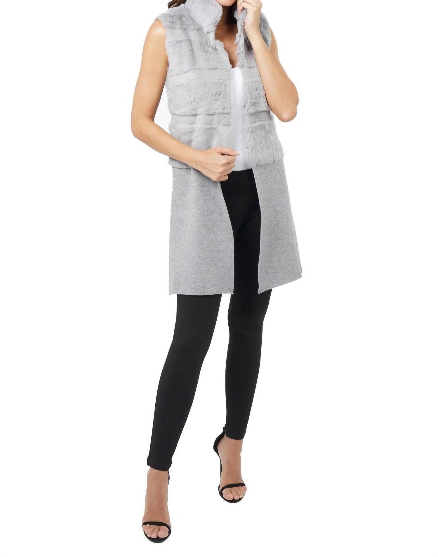 Earl Genuine Rabbit Vest