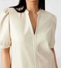 STEVE MADDEN Jane Top in bone - women's blouse - detail view