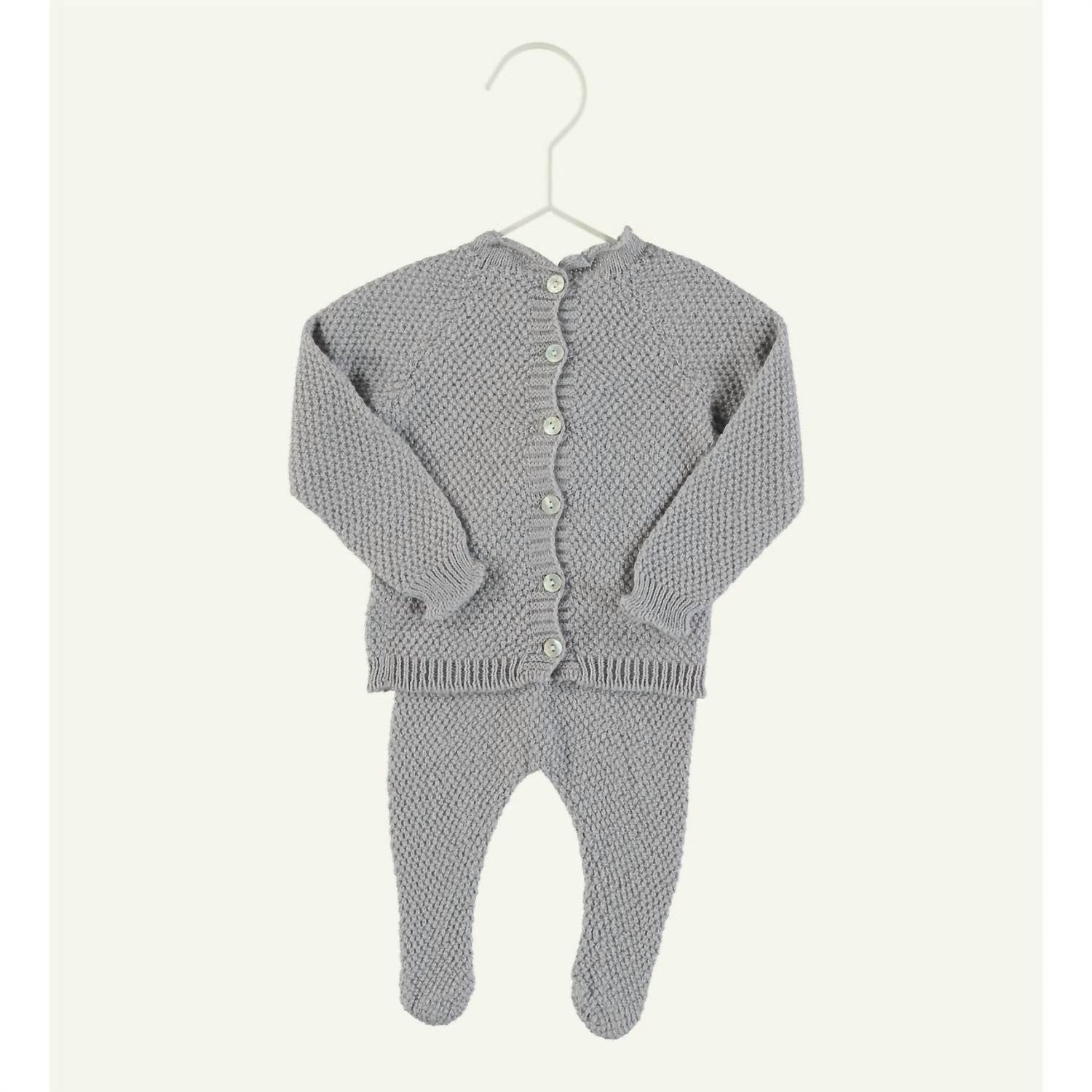 Mamitis Kids' Maui Reversible Knit Set in grey - item - alternate view