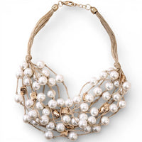 Bijoux Envie - Women's Coastal Chunky Pearl Necklace