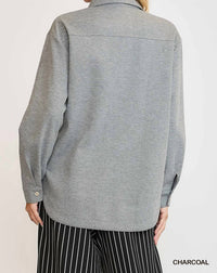 Umgee - Oversized Shirt Jacket