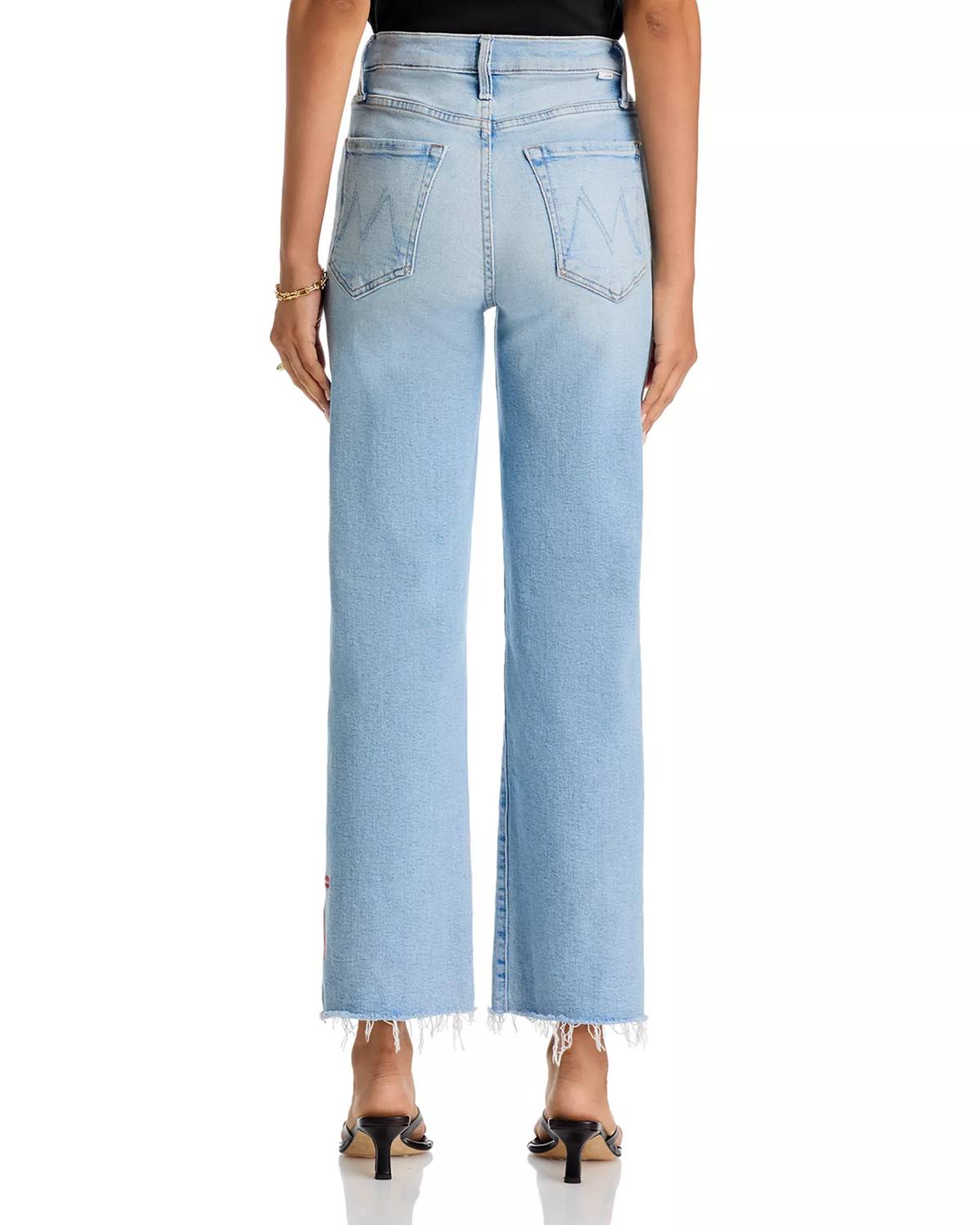 Mother - Rambler Zip Slice Hover Fray Jeans