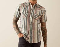 Ariat - Hughie Retro Fit Stripe Button Down Shirt