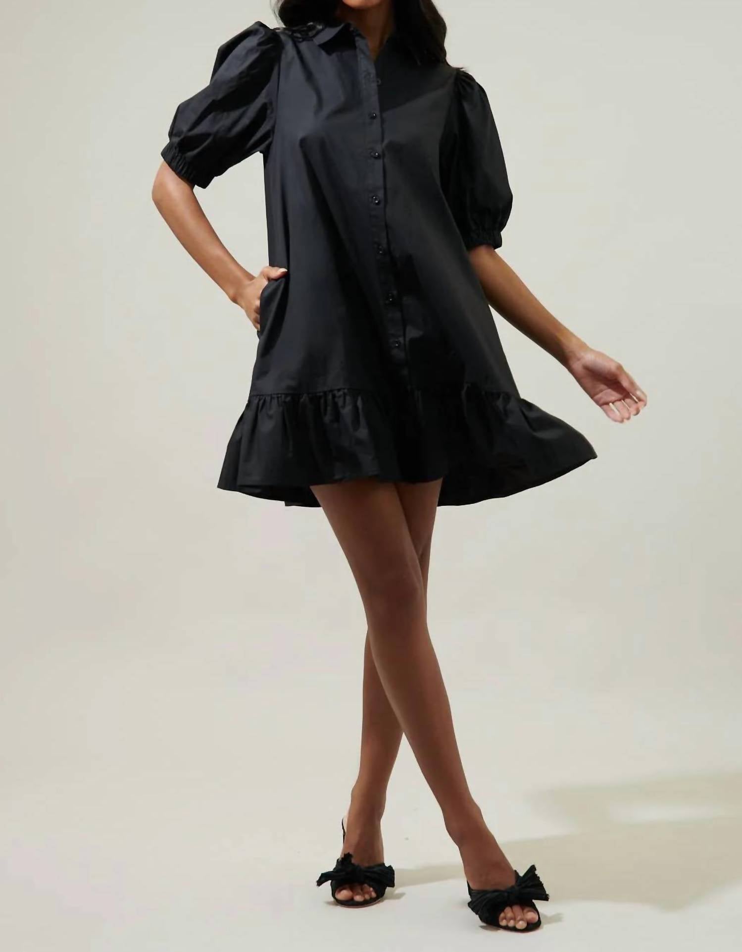 Sugarlips - Levy Button Down Shift Dress
