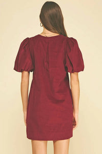 Pinch - Embroidered Corduroy Mini Dress