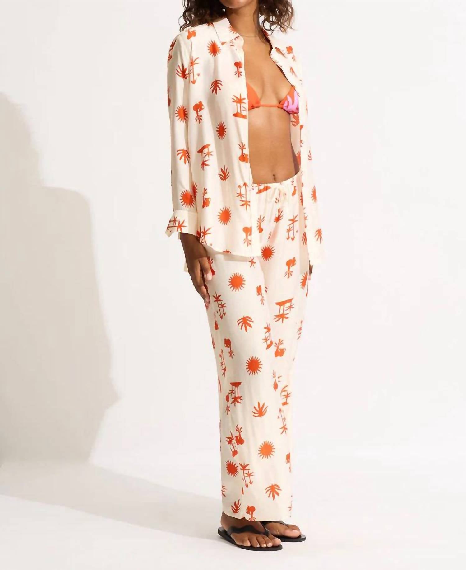 Seafolly - La Palma Silk Pant