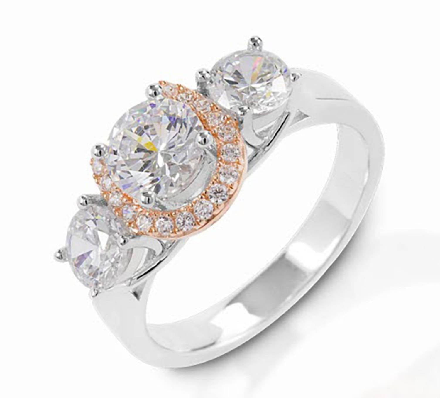 Kelly Herd Jewelry - Women's Large 3-stone Horseshoe Ring