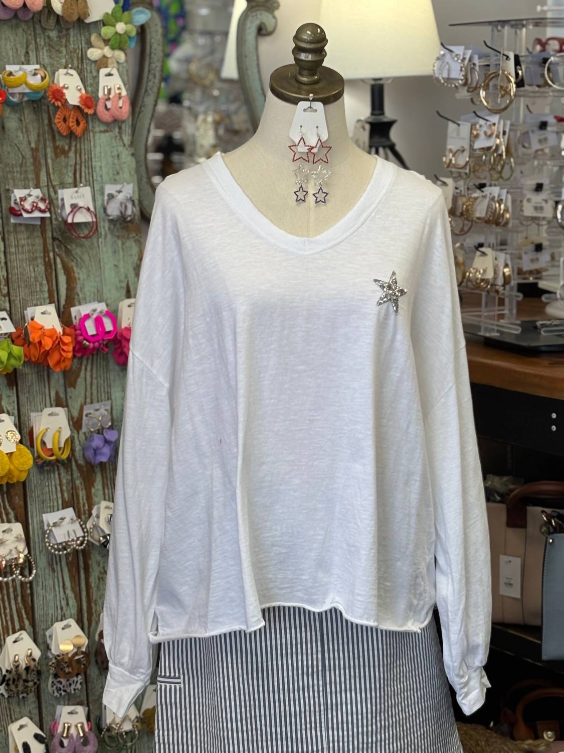 Tempo Paris - Women's Frosted Long Sleeve Tee Shirt